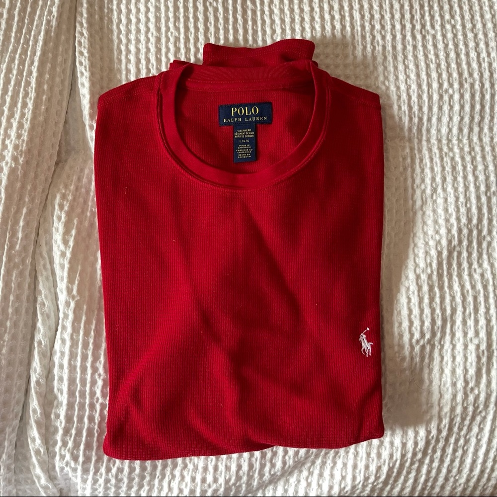 Long sleeve polo shirt